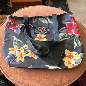 Hawaiian themed tote bag